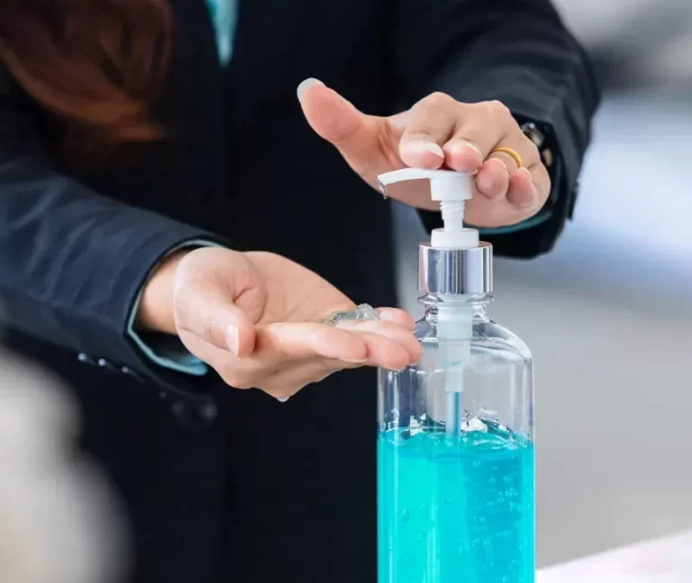 Abbotsford airport service hand sanitizer